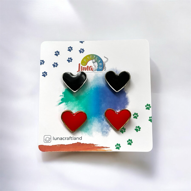 Double Heart Earrings