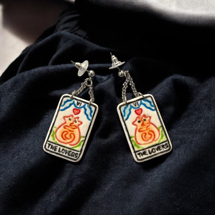 Aşıklar Tarot Küpe