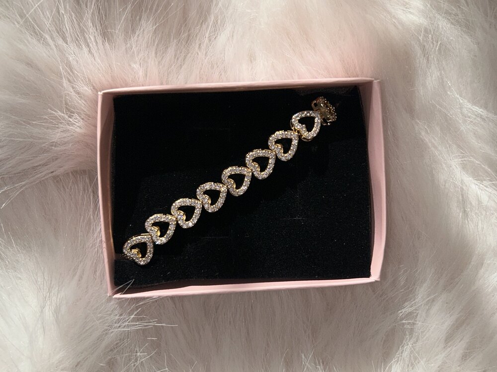 gold kalpli taşlı çelik kolye