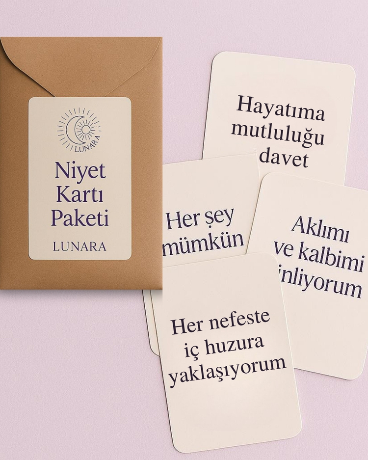 Niyet Kartı Paketi