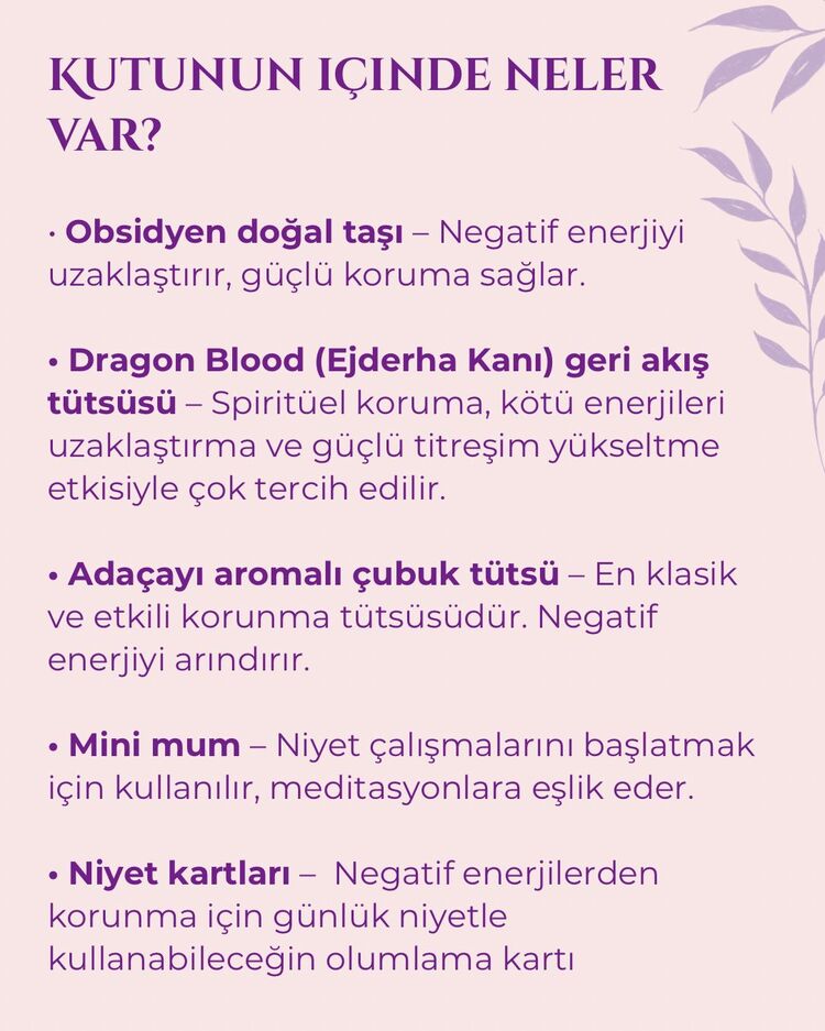 Korunma İçin Şifa Kiti