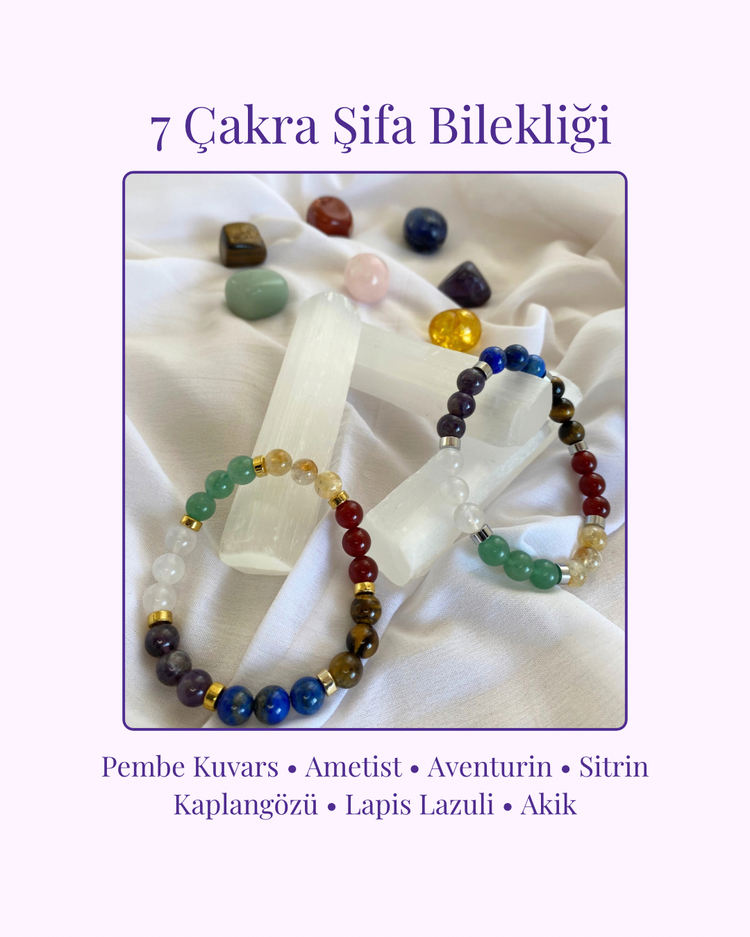 7 Çakra Şifa Bilekliği