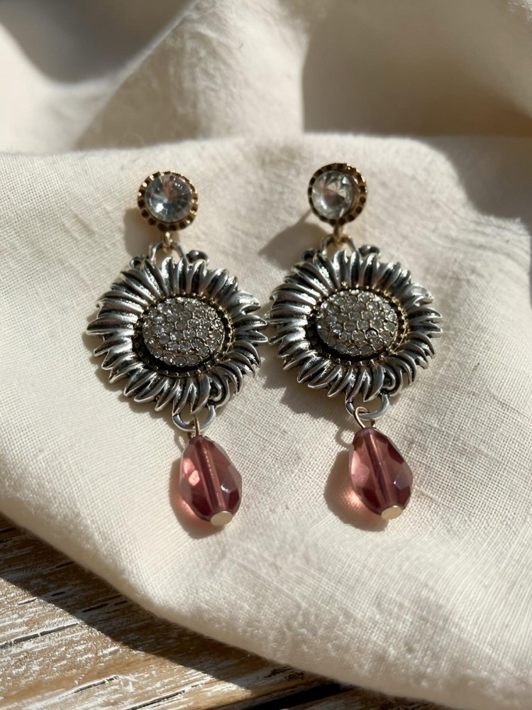 Zara Model Sallantılı Çelik Küpe