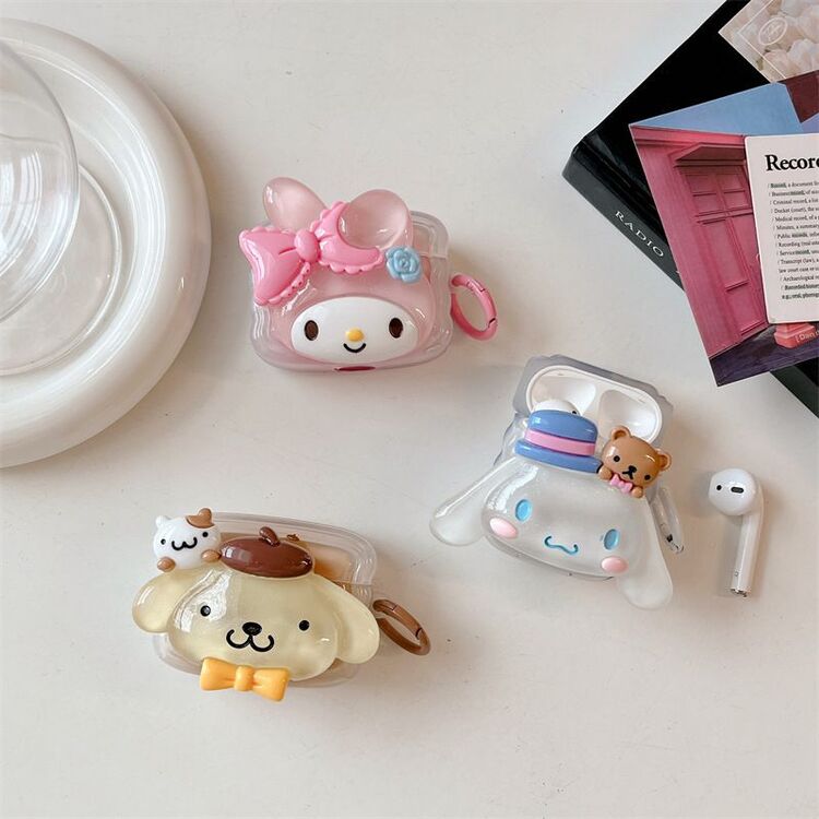 3D Sanrio Karakterli Airpods Kılıf