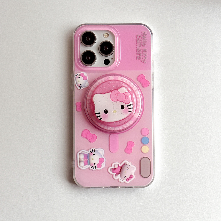Kamera Desenli Hello Kitty Magsafe Kılıf