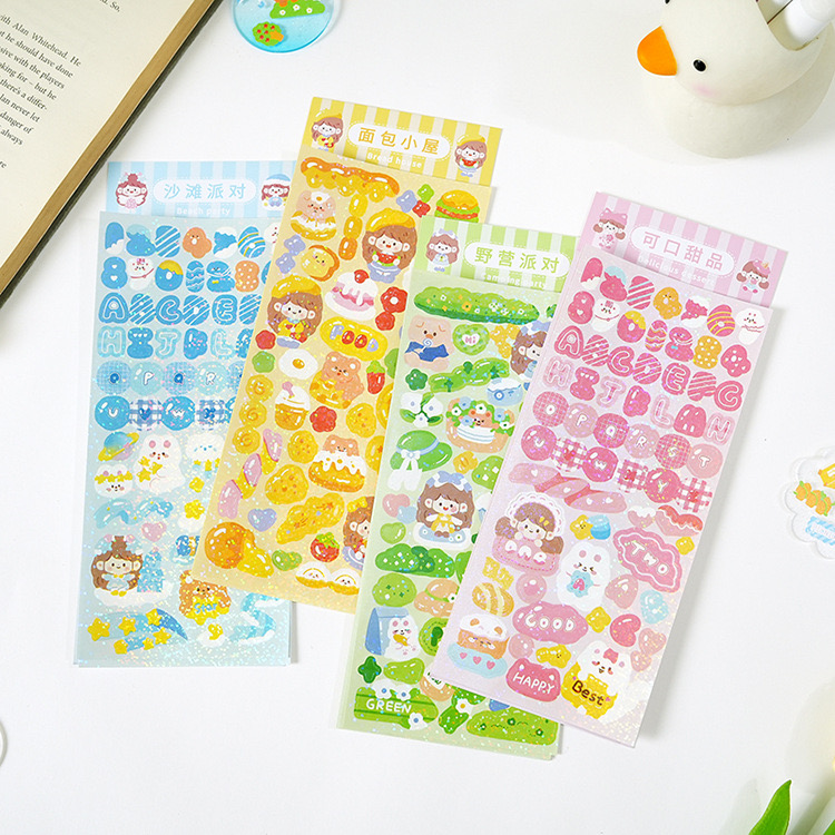 2'li Buyuk Hologram Stickers Deco Stickers