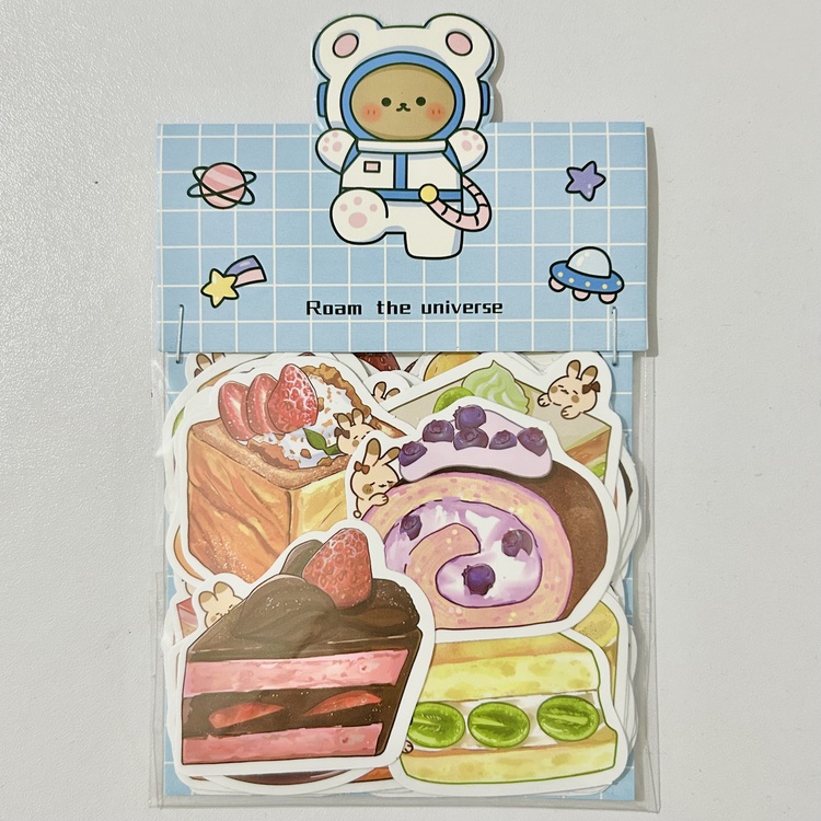 40 Desen Orijinal El Çizimi Karikatür Tatlı Su Geçirmez Stickers