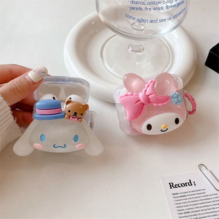 3D Sanrio Karakterli Airpods Kılıf