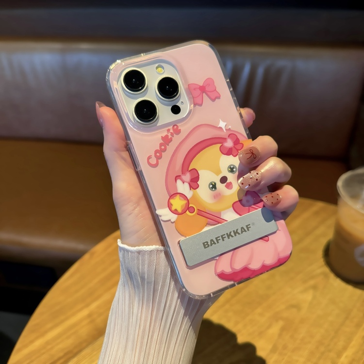 Duffy Ayıcık ve Cookie iPhone15 için uygun: 14promax 12 telefon parlak Apple 13 standı