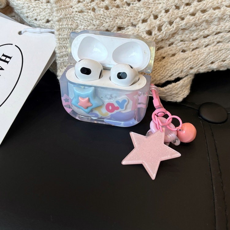 Airpods Pro 2 Üç Boyutlu Yıldız Kulaklık Kutusu