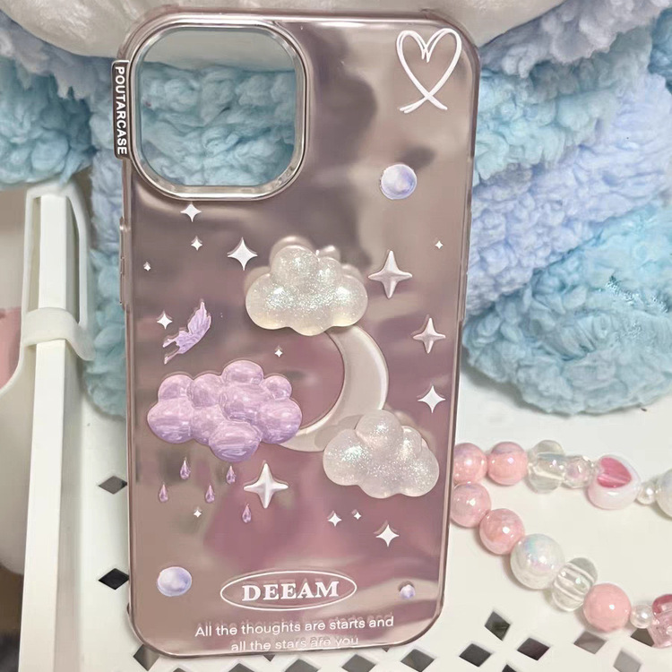 İphone 12PM/13PM Üç Boyutlu Yıldızlı Bulutlar