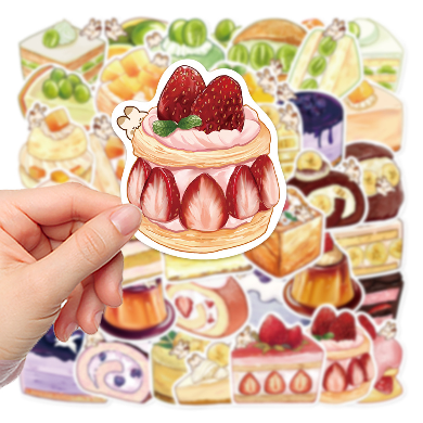 40 Desen Orijinal El Çizimi Karikatür Tatlı Su Geçirmez Stickers