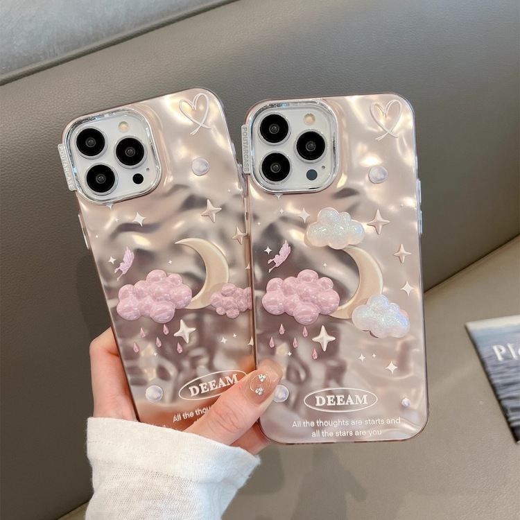 İphone 12PM/13PM Üç Boyutlu Yıldızlı Bulutlar