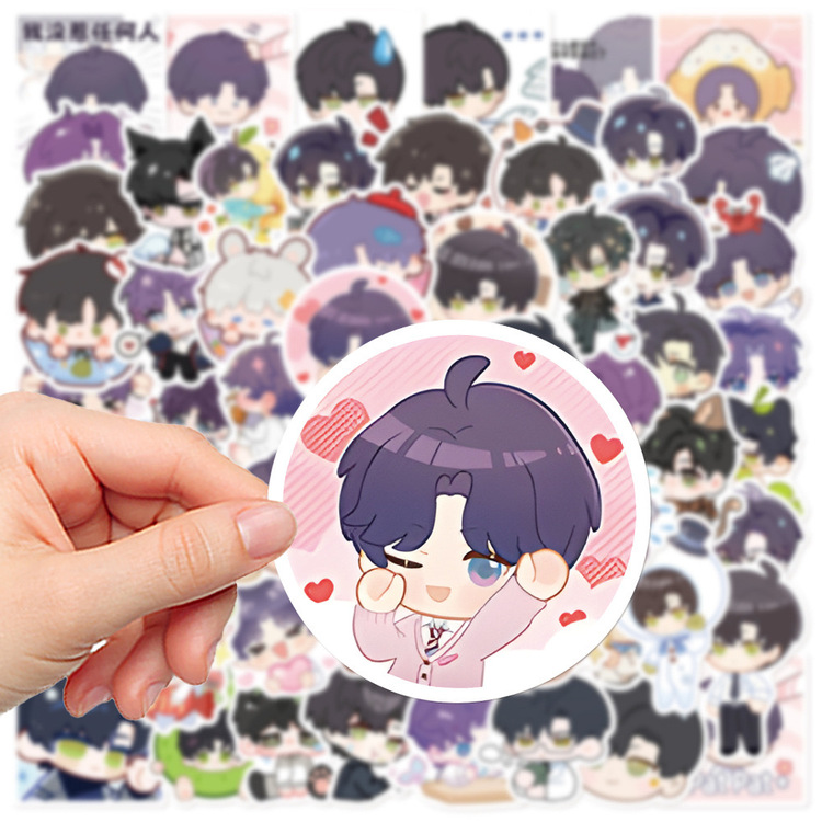 60 Desen Oyun Aşk ve Derin Uzay Su Geçirmez Stickers
