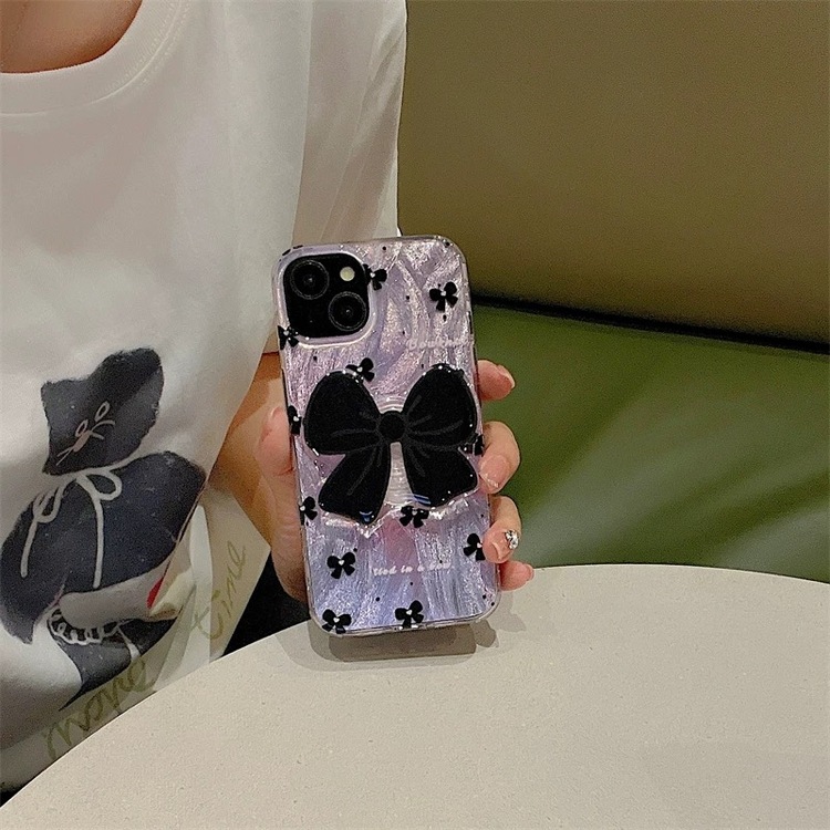 Kurdele Desenli İphone Kılıf + Holder