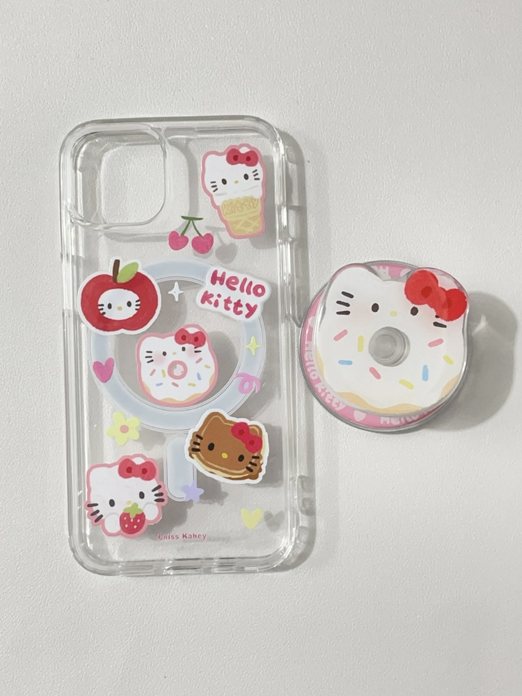 iPhone 15 standı Apple Donut Hello Kitty