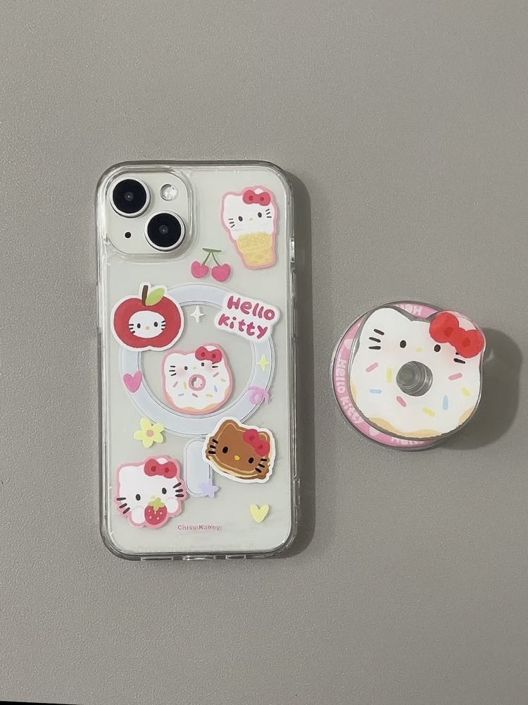 iPhone 15 standı Apple Donut Hello Kitty