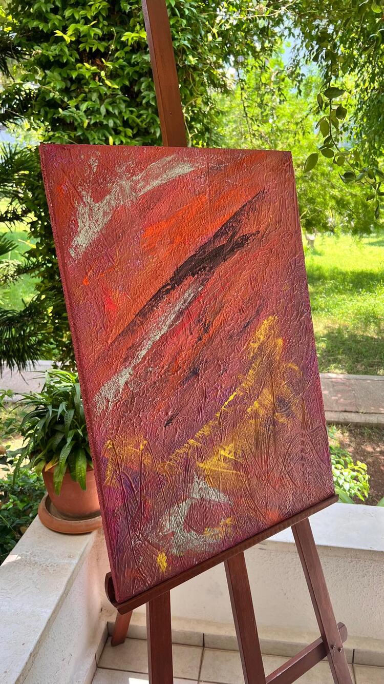 INTENSITY - Tuval üzeri akrilik boya / 50X70 cm