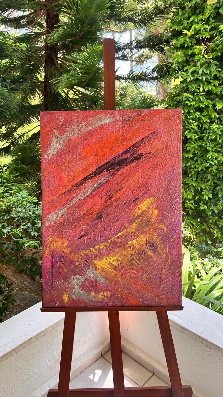 INTENSITY - Tuval üzeri akrilik boya / 50X70 cm