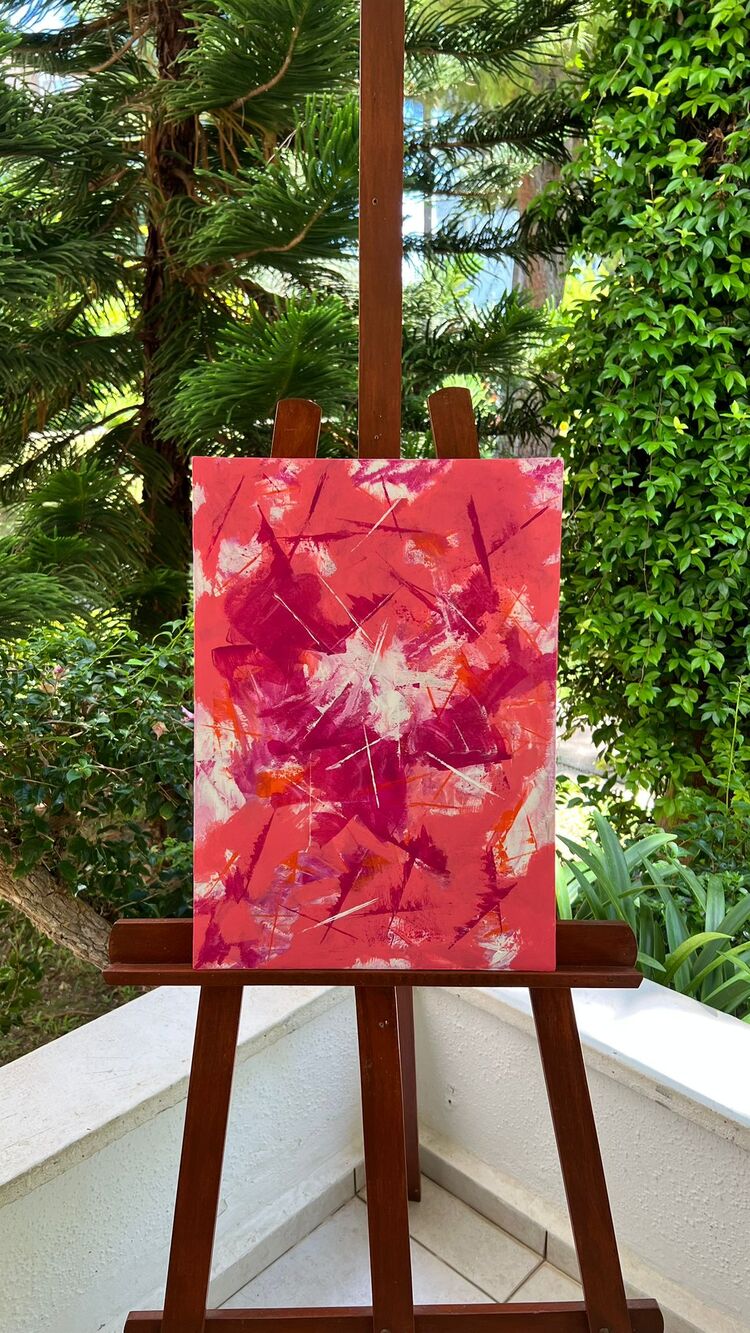 PASSION - Tuval üzeri akrilik boya / 35x50 cm