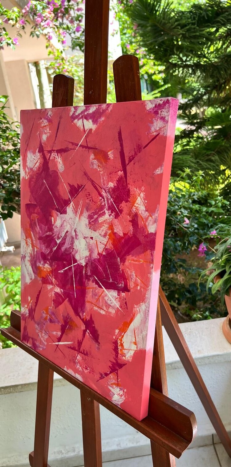 PASSION - Tuval üzeri akrilik boya / 35x50 cm