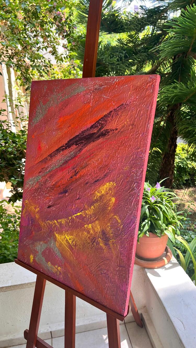 INTENSITY - Tuval üzeri akrilik boya / 50X70 cm
