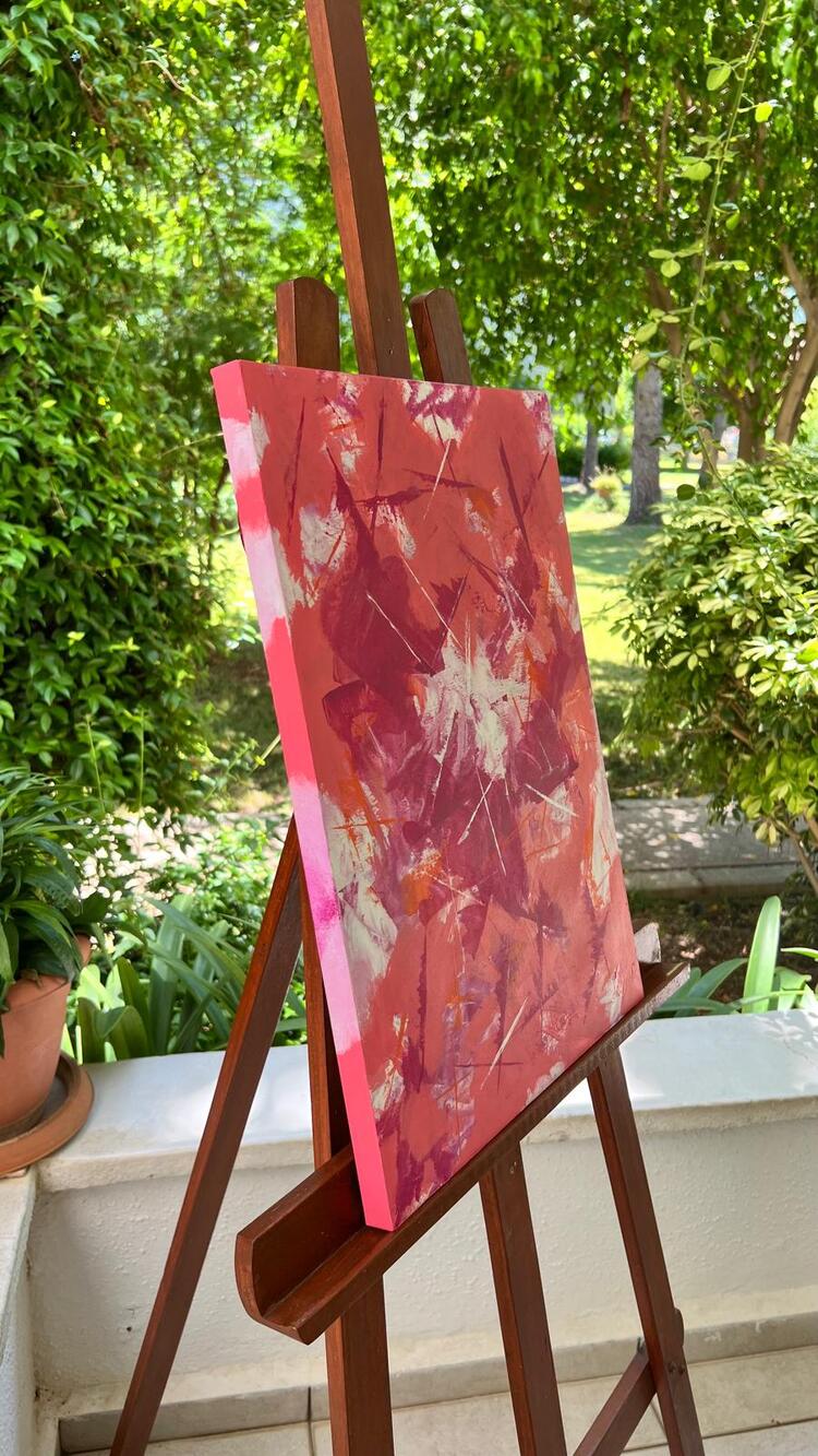 PASSION - Tuval üzeri akrilik boya / 35x50 cm