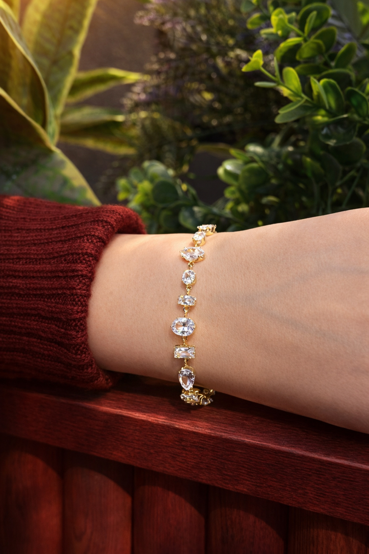SWAROVSKİ taşlı xuping bileklik