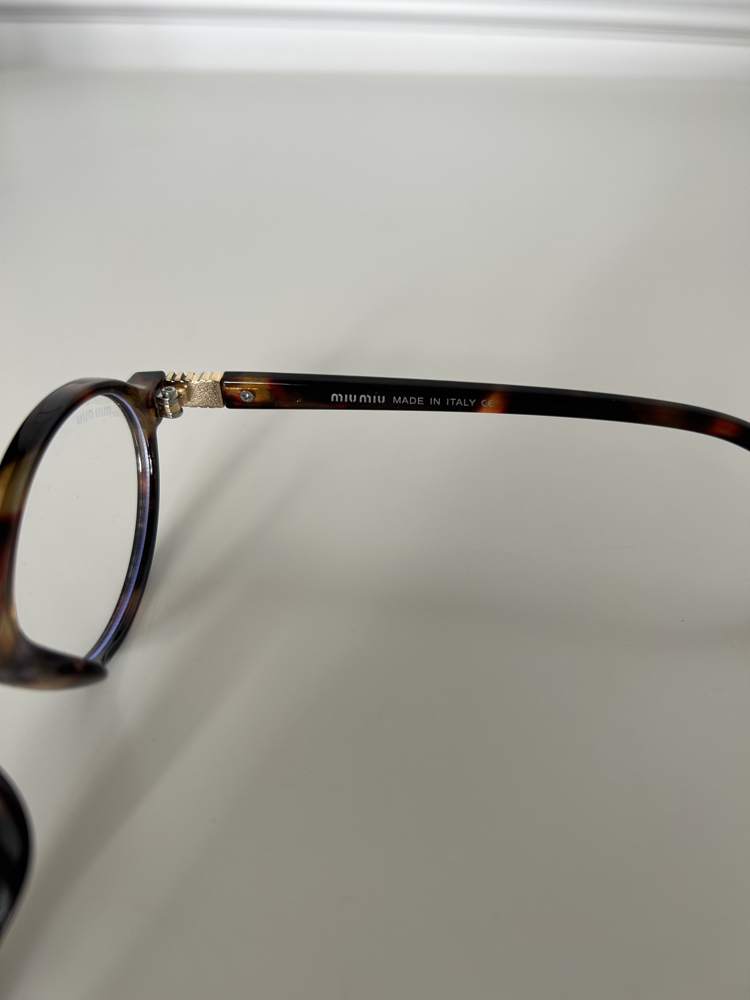 Miu Miu Gözlük-Leopar Desenli