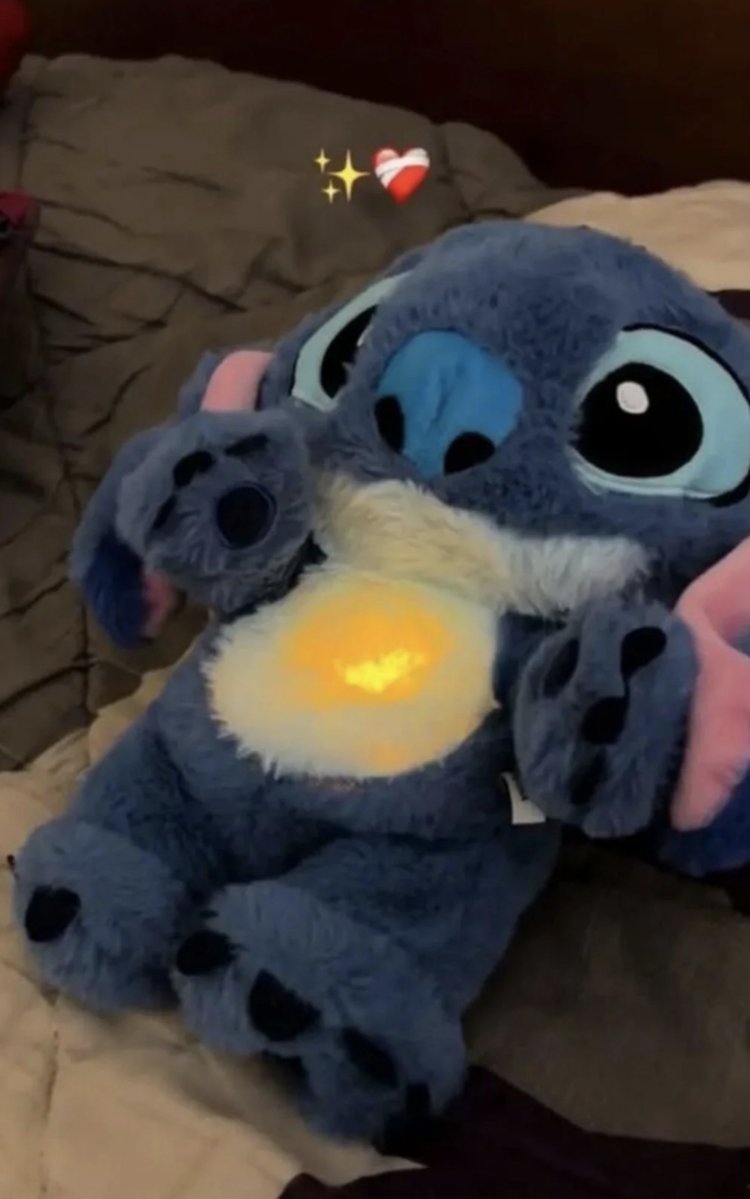 Nefes alan Stitch uyku arkadaşı peluş sevimli stitch