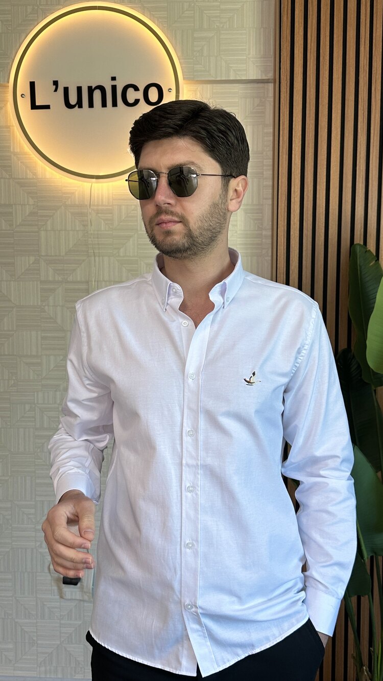 Beymen Club Slim Fit Beyaz Gömlek