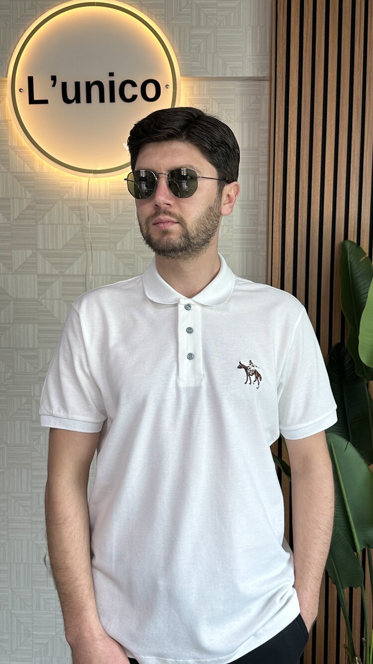 Polo Ralph Lauren Polo Yaka Beyaz T-Shirt