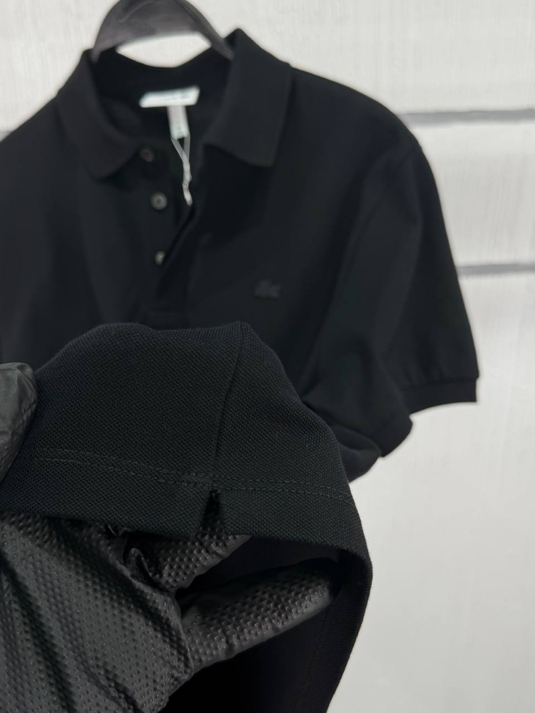 Lacoste Siyah Paris Polo Yaka T-Shirt