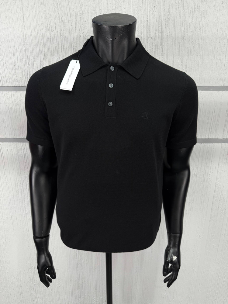 Calvin Klein Triko Siyah Polo Yaka Regular Fit T-Shirt