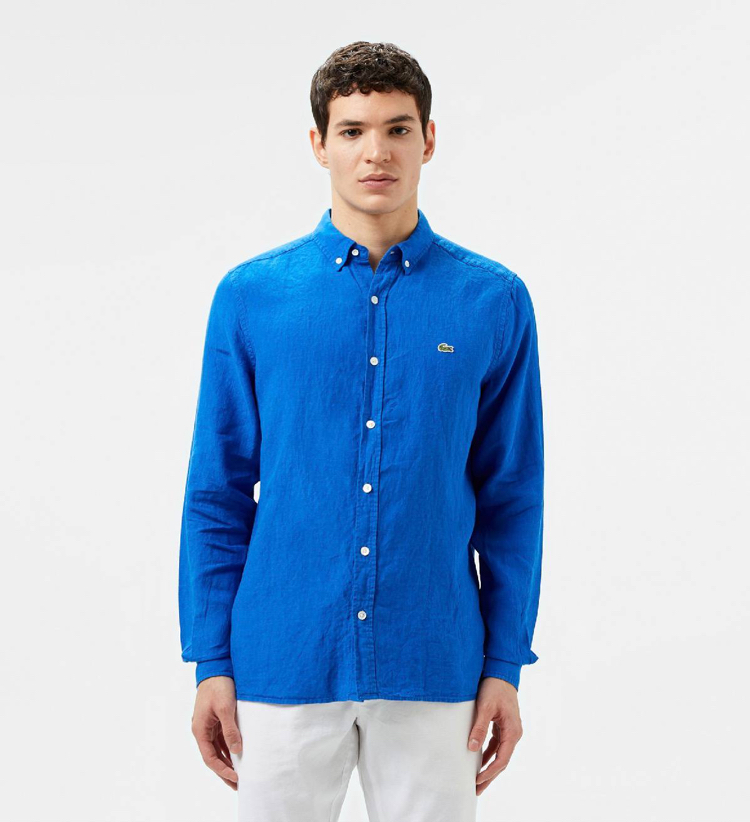 Lacoste Saks Keten Regular Gömlek