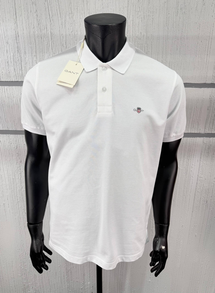 Gant Beyaz Polo Yaka T-Shirt