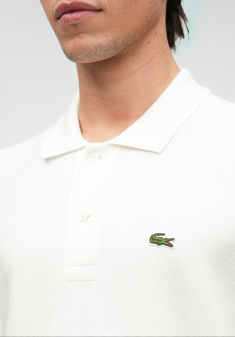 Lacoste Beyaz Polo Yaka Triko T-Shirt