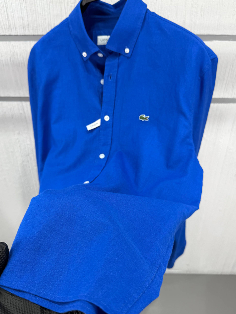 Lacoste Saks Keten Regular Gömlek