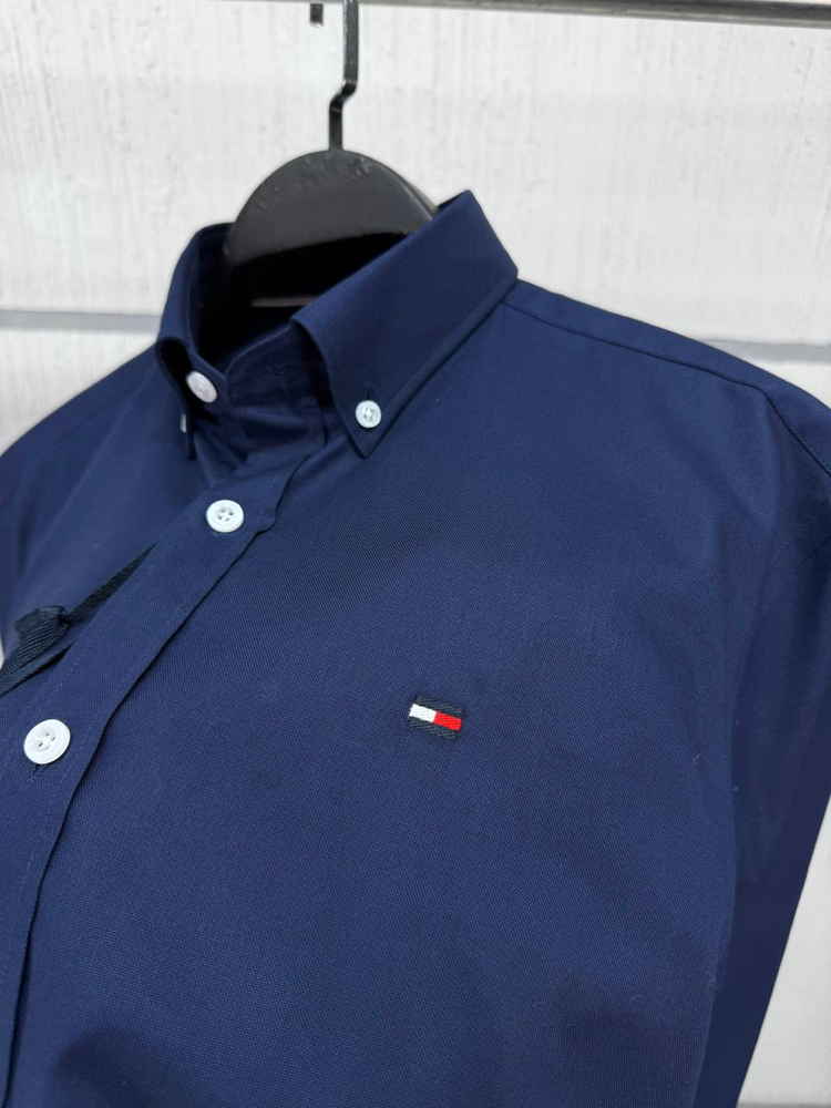Tommy Hilfiger Lacivert Regular Gömlek