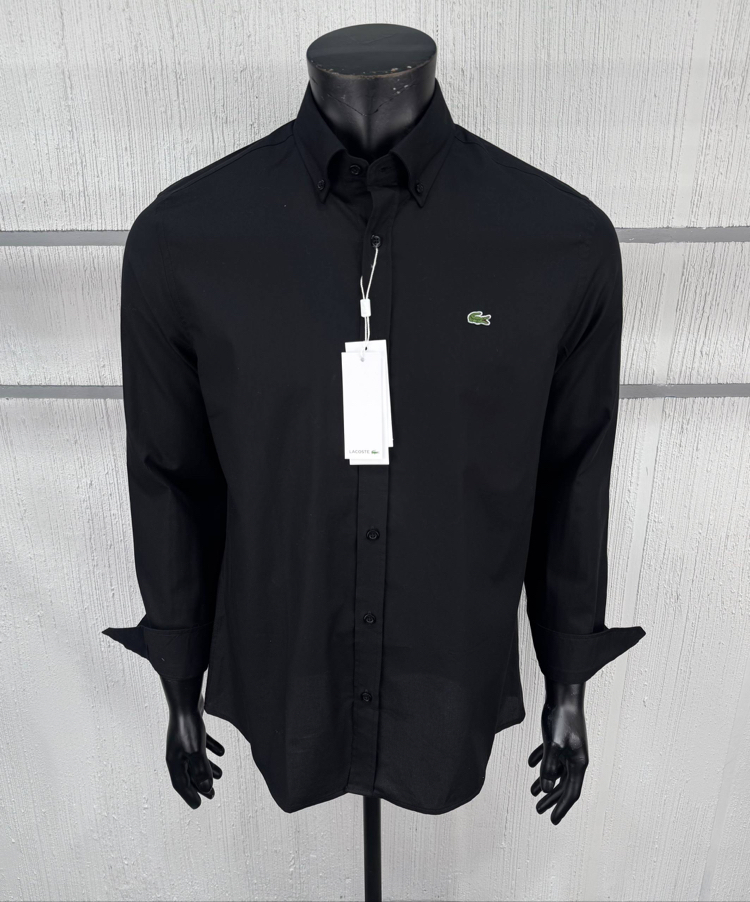 Lacoste Siyah Regular Gömlek