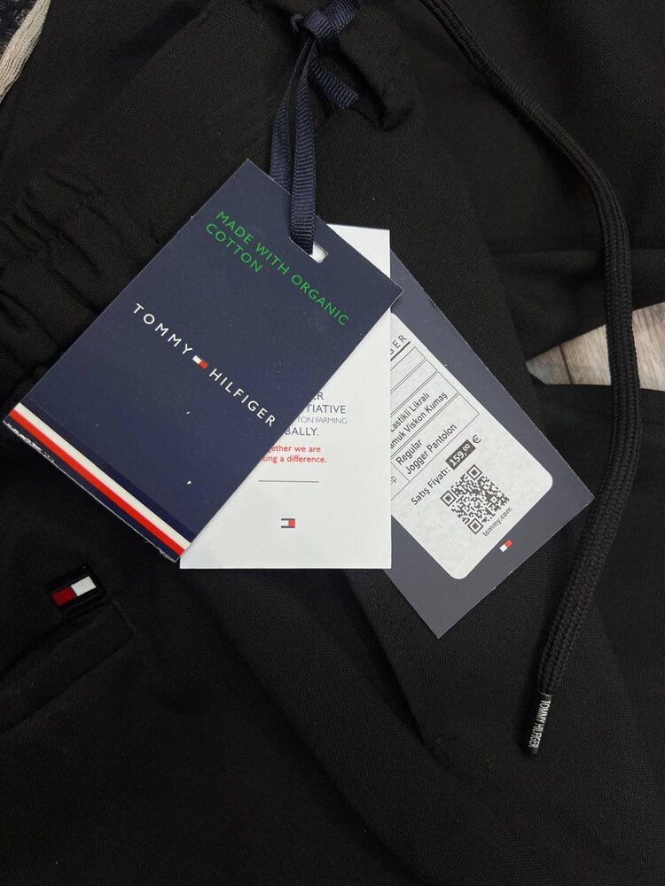 Tommy Hilfiger Siyah Jogger Pantolon 