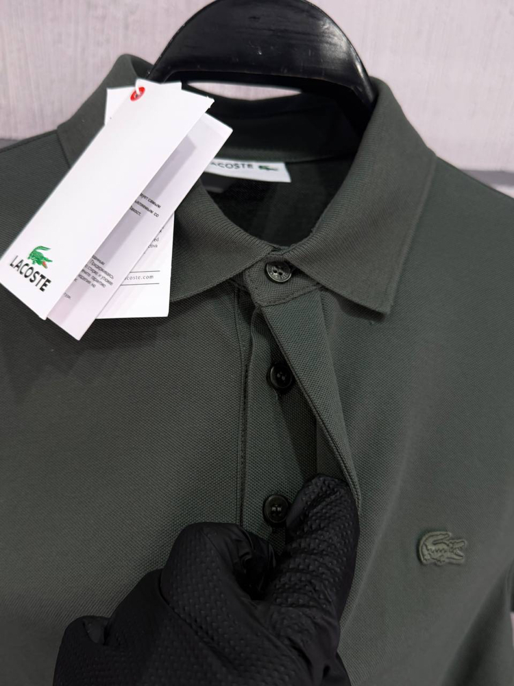 Lacoste Haki Yeşil Paris Polo Yaka T-Shirt