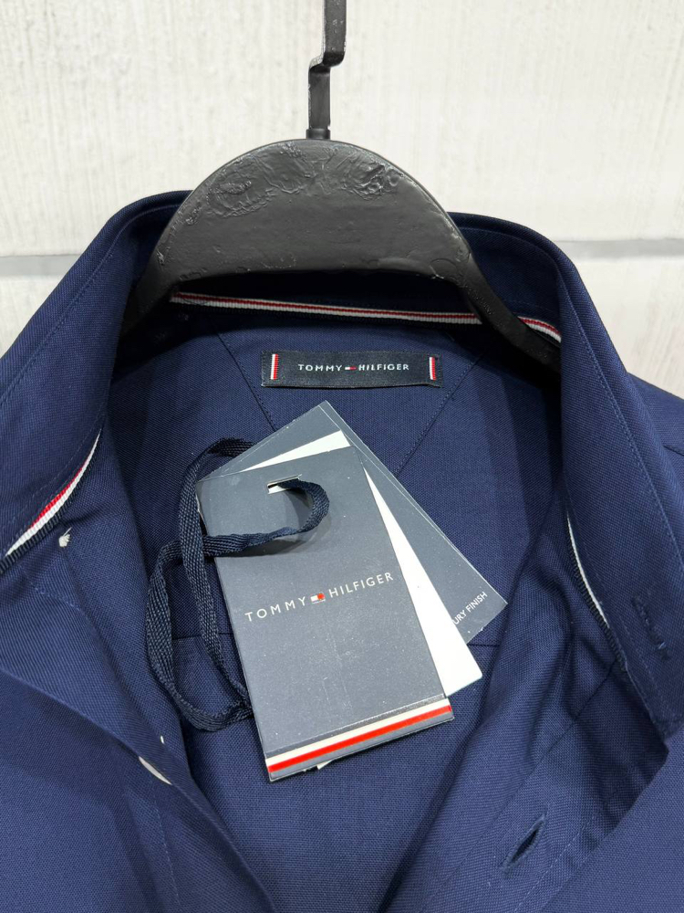 Tommy Hilfiger Lacivert Regular Gömlek