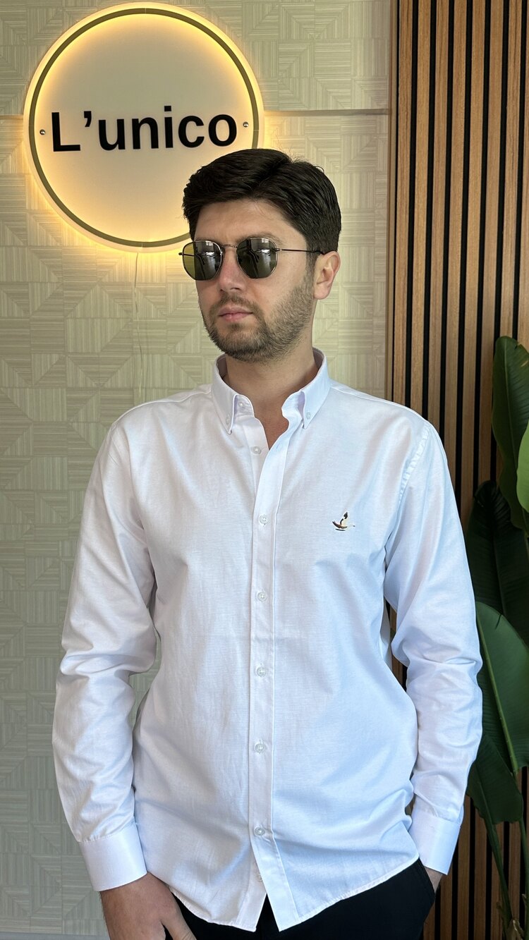 Beymen Club Slim Fit Beyaz Gömlek