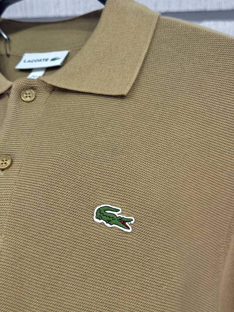 Lacoste Bej Polo Yaka Triko T-Shirt