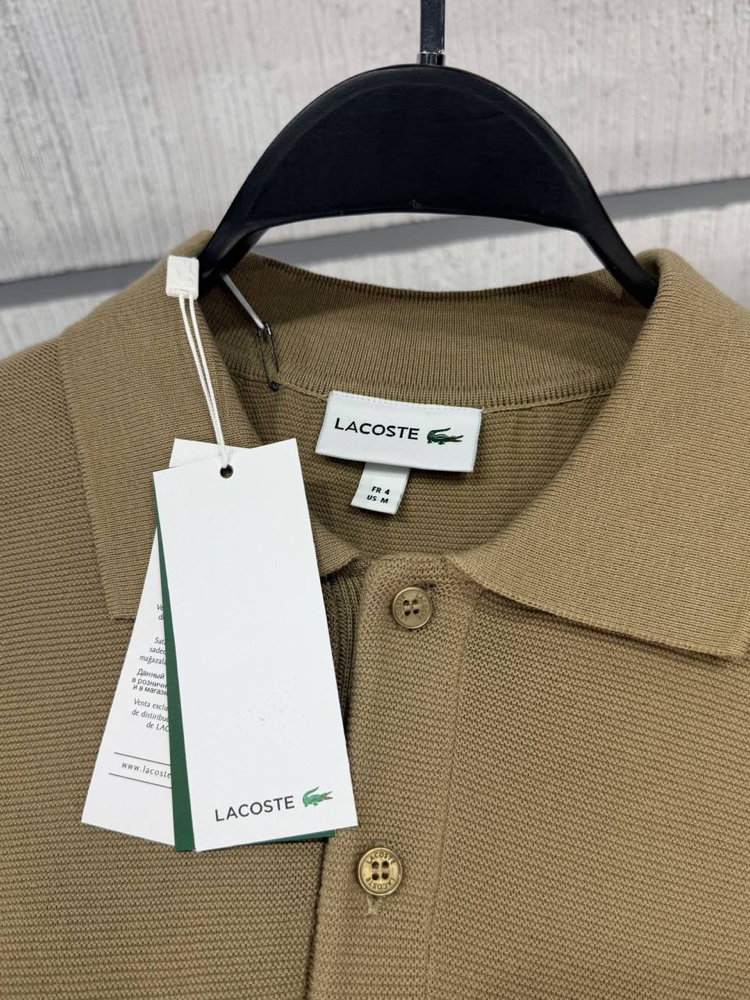 Lacoste Bej Polo Yaka Triko T-Shirt