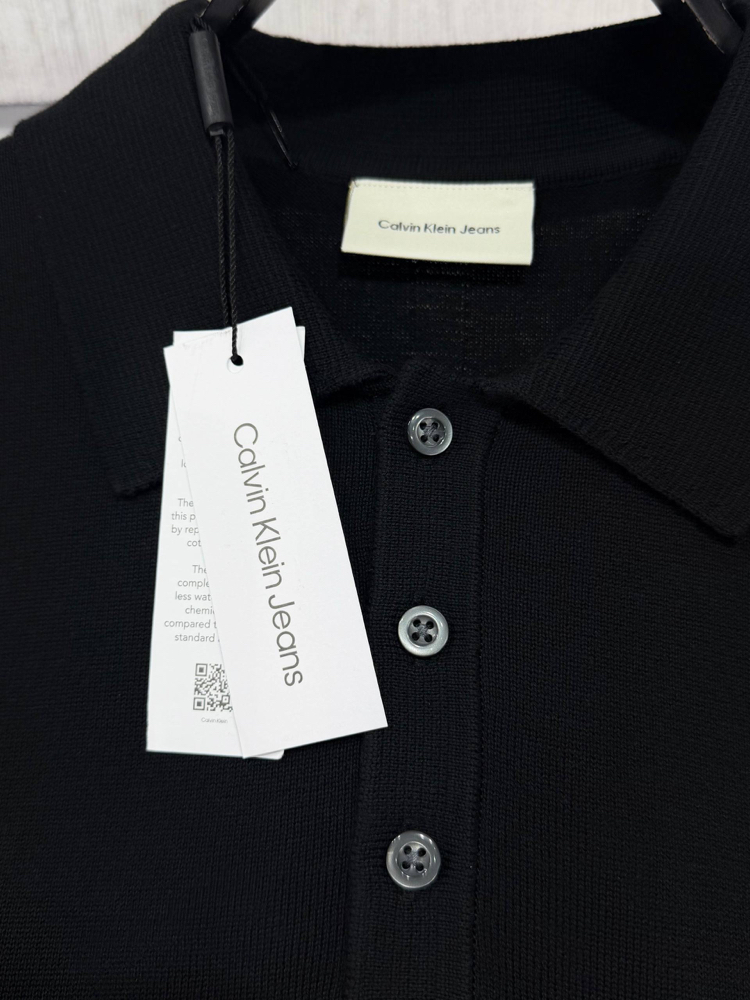 Calvin Klein Triko Siyah Polo Yaka Regular Fit T-Shirt