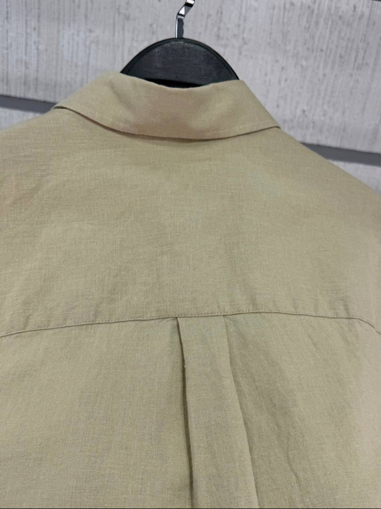 Polo Ralph Lauren Bej Keten Regular Gömlek