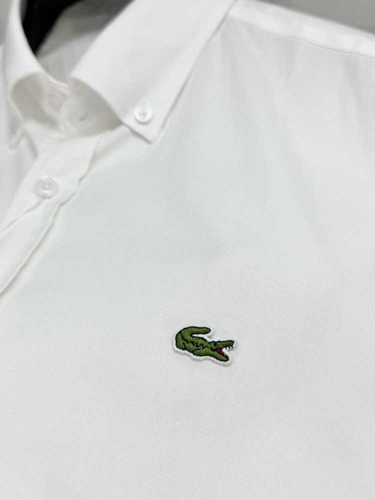 Lacoste Beyaz Regular Gömlek