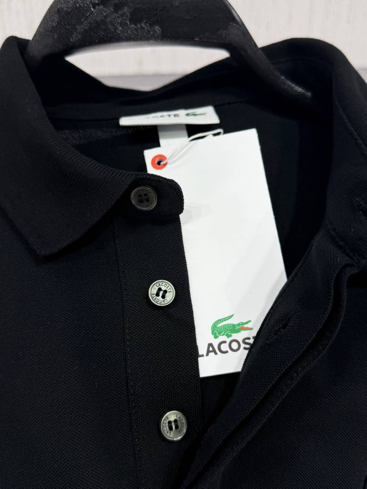 Lacoste Siyah Paris Polo Yaka T-Shirt
